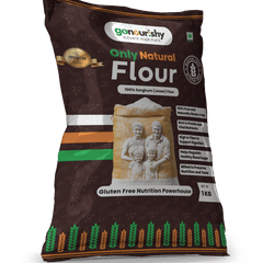 100% Jowar Flour – 1 Kg (Gluten Free) - Flour - gonourishy estore