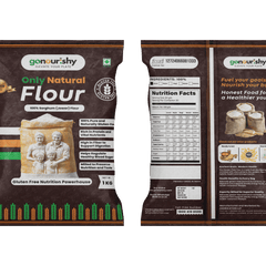 100% Jowar Flour – 1 Kg (Gluten Free) - Flour - gonourishy estore