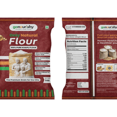 100% Khapli (Emmer) Wheat Flour – 1 Kg - Flour - gonourishy estore