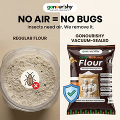 100% Pure Ragi Flour – 1 Kg (Gluten Free) - Flour - gonourishy estore