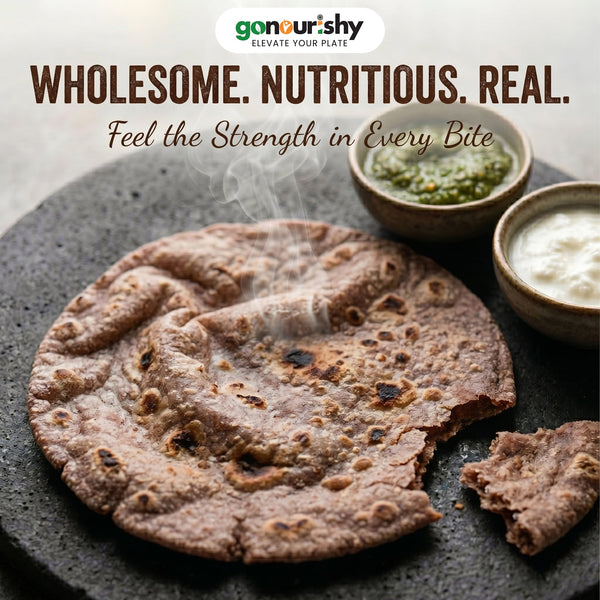 100% Pure Ragi Flour – 1 Kg (Gluten Free) - Flour - gonourishy estore