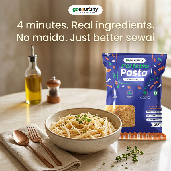 100% Sooji Vermicelli – 450 gm - 100% Sooji - gonourishy estore