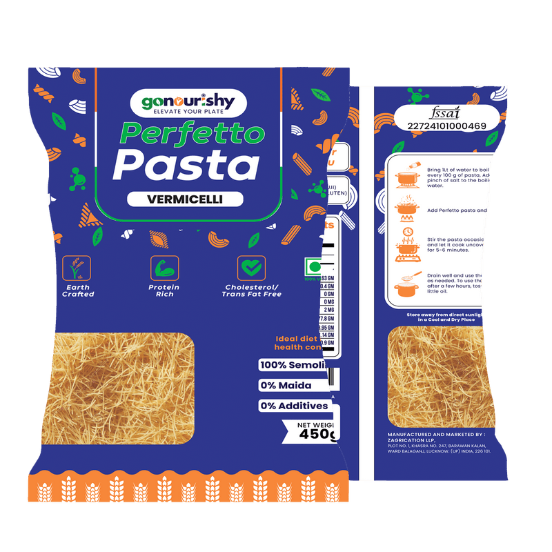 100% Sooji Vermicelli – 450 gm - 100% Sooji - gonourishy estore
