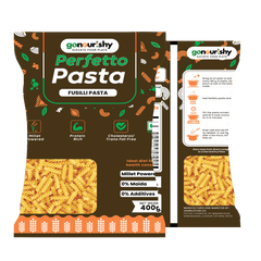 Millet Powered Fusilli Pasta – 400 gm - Millet Powered - gonourishy estore