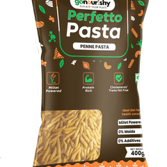 Millet Powered Penne Pasta – 400 gm - Millet Powered - gonourishy estore