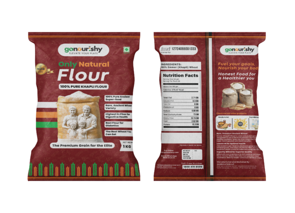 100% Khapli Wheat Flour - 1 Kg - Image 5
